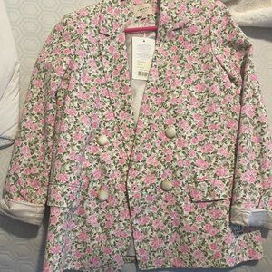 Sezane Floral Christie Blazer